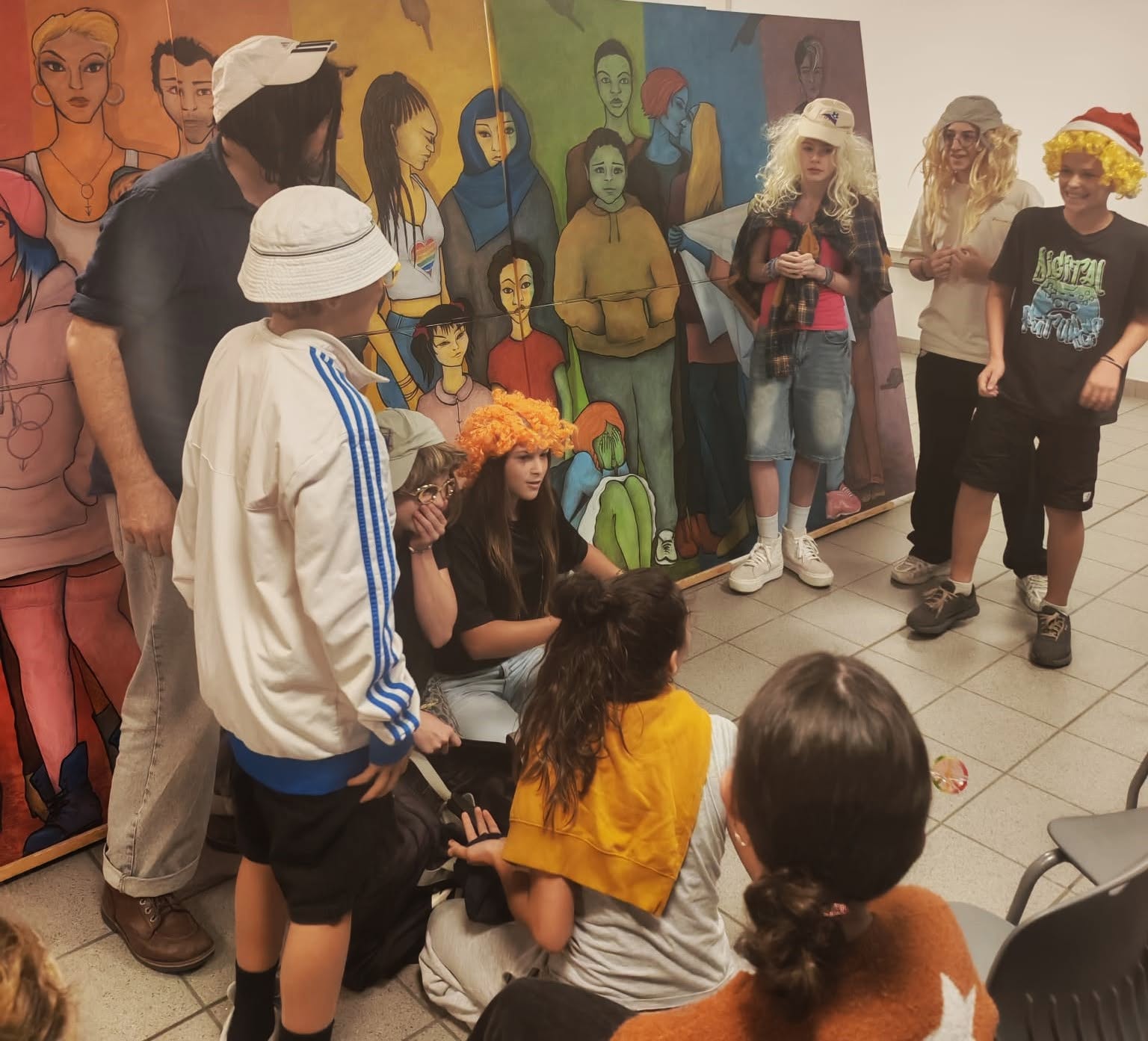 Seconde représentation de « Nous Sommes Tous… » au collège Vauban, à Briançon